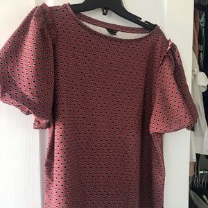 Ann Taylor puffy sleeve shirt